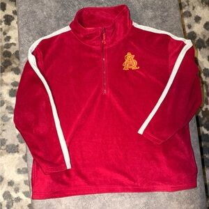 Arizona State University (ASU) Red Quarter-Zip Pullover XXL